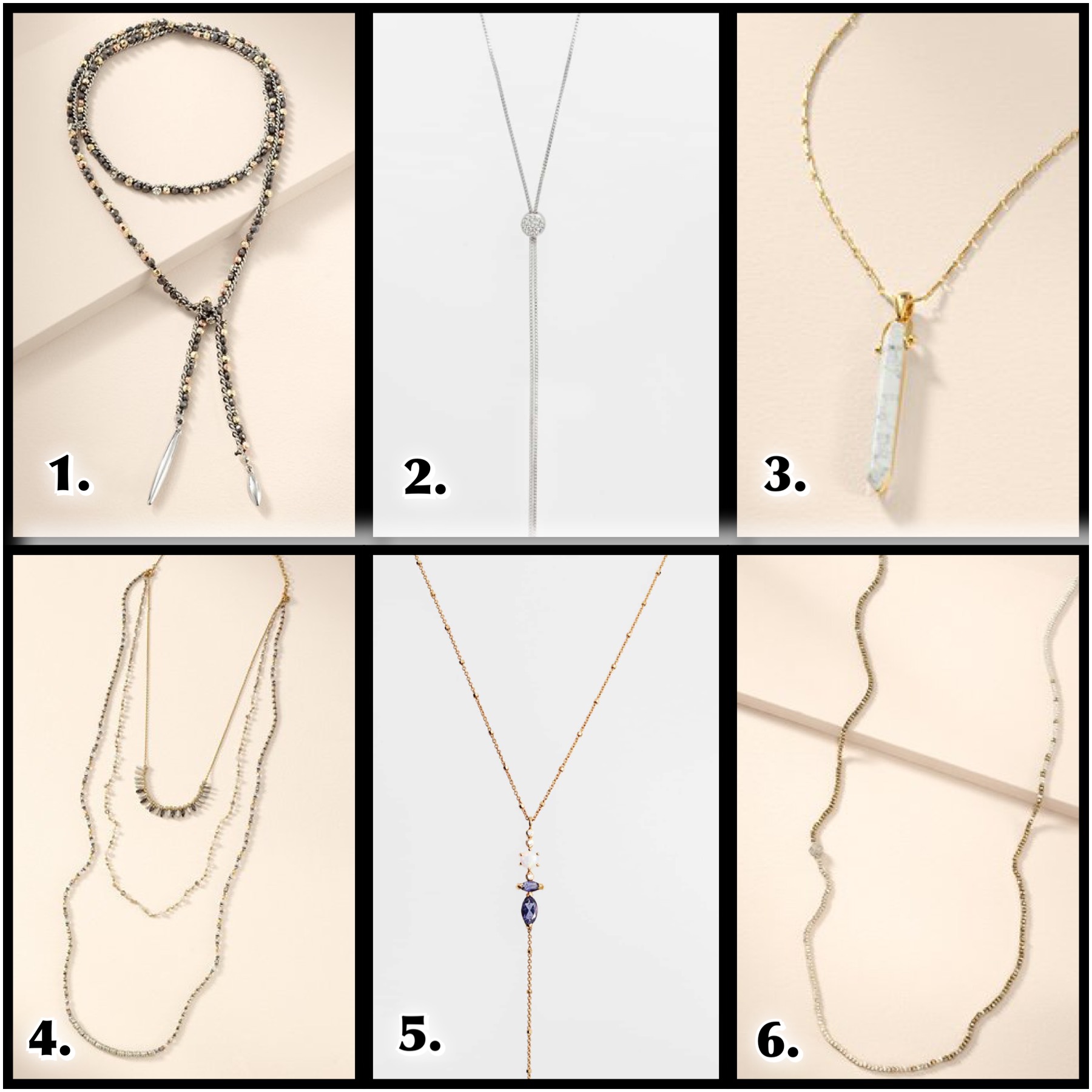 versatile long necklaces